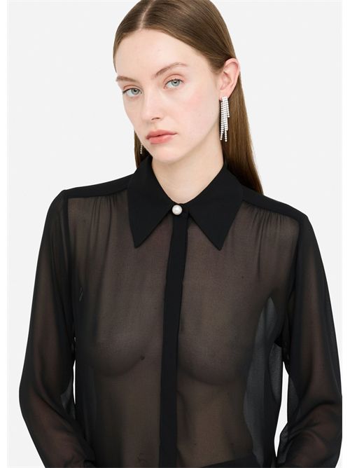 Camicia con perle LIU JO | CF5302TS869/22222